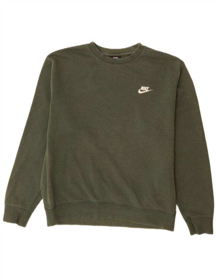 Nike Sweatshirt til mænd mellem grøn bomuld