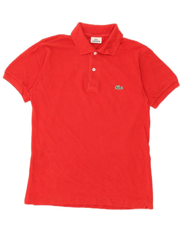 Lacoste Polo skjorte til mænd Størrelse 2 XS Rød Bomuld