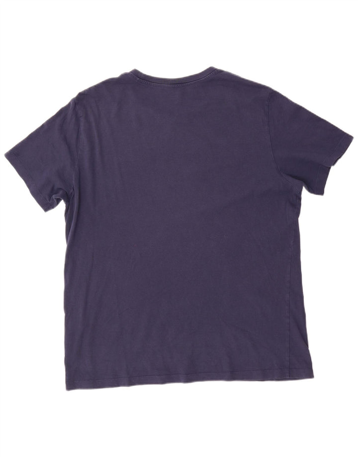 Levi's Herre grafisk T-shirt Top Stor marineblå bomuld