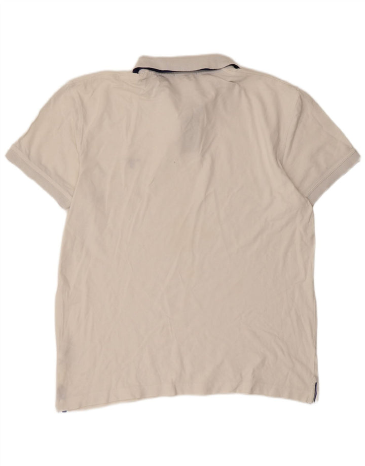 Gant Polo Shirt til mænd 2XL Hvid bomuld Classic