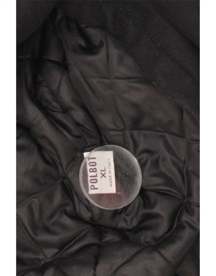 Polbot Herre Utility Jacket UK 42 XL Navy Blue Wool