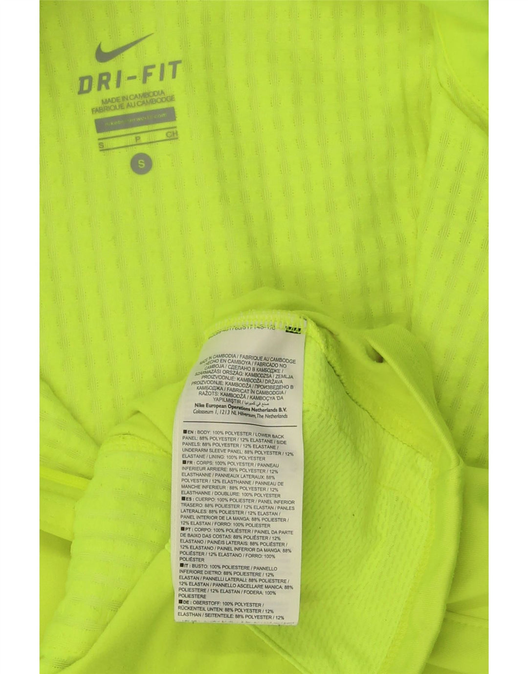 NIKE Herre Dri Fit træningsdragt Topjakke Lille grøn polyester