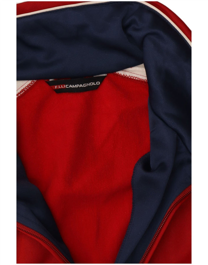F.LLI Campagnolo Herre træningsdragt Topjakke Medium Rød Colourblock Polyester