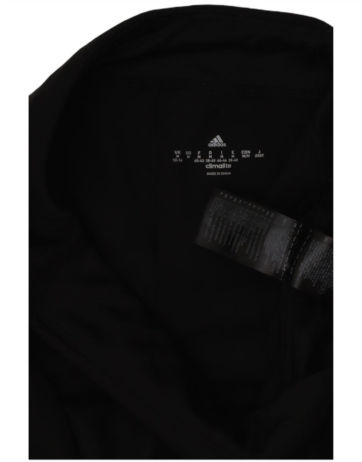 Adidas Womens Climalite Leggings UK 12/14 Medium Black Polyester