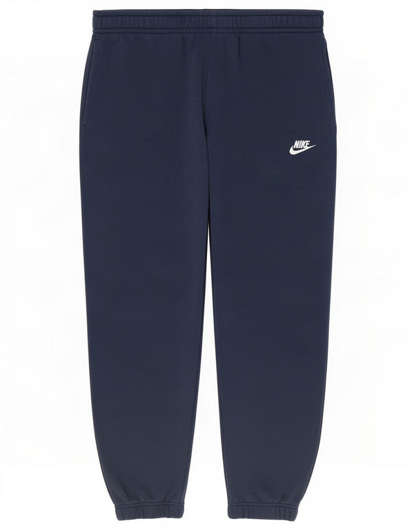 Nike Mens Tracksuit Trousers Joggers Large Navy Blue Cotton