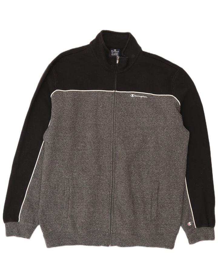 Champion Herre træningsdragt Topjakke 3XL Grå Colourblock Bomuld