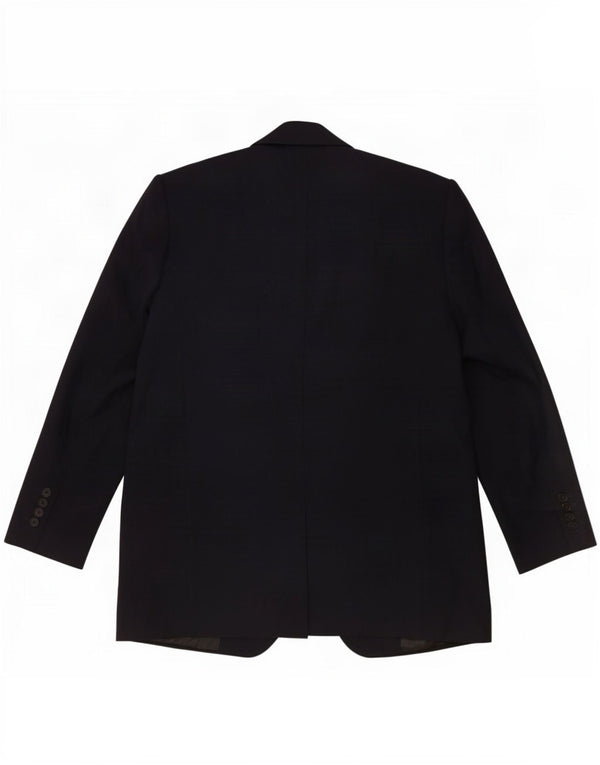 Zara Dame 1 Knap Blazer Jacket UK 16 Large Navy Blue Polyester