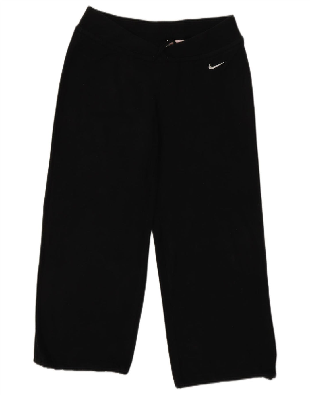 NIKE Capri træningsdragtbukser til kvinder UK 8/10 Small Black Bomuld