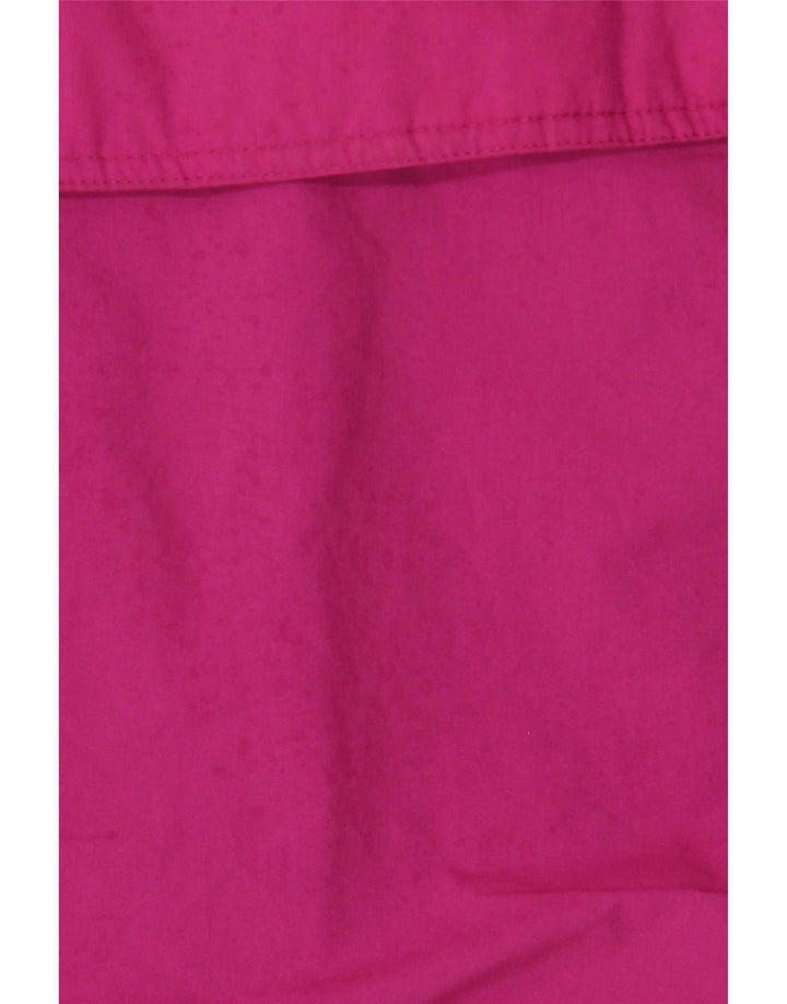 Eddie Bauer Dame Loose Fit Regnjakke UK 14 Medium Pink Nylon