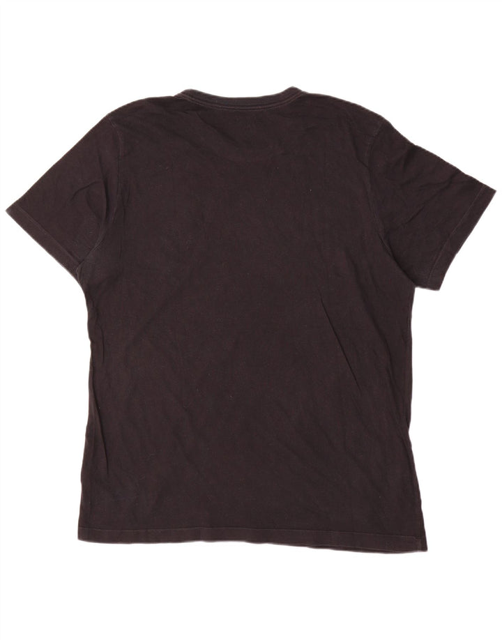 Nike grafisk T-shirt top til mænd, stor sort bomuld