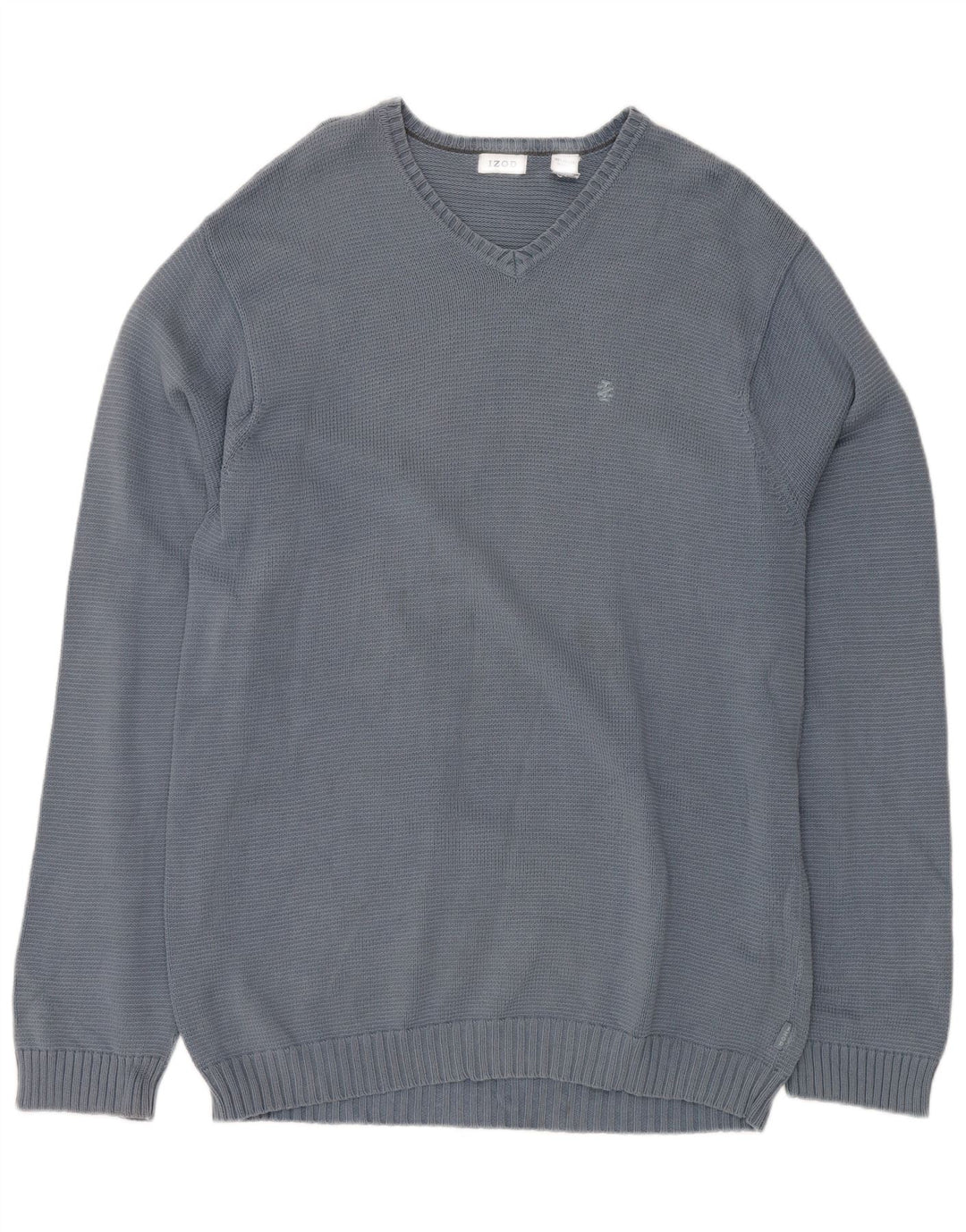 IZOD Herre V-hals sweater XL Blå Bomuld