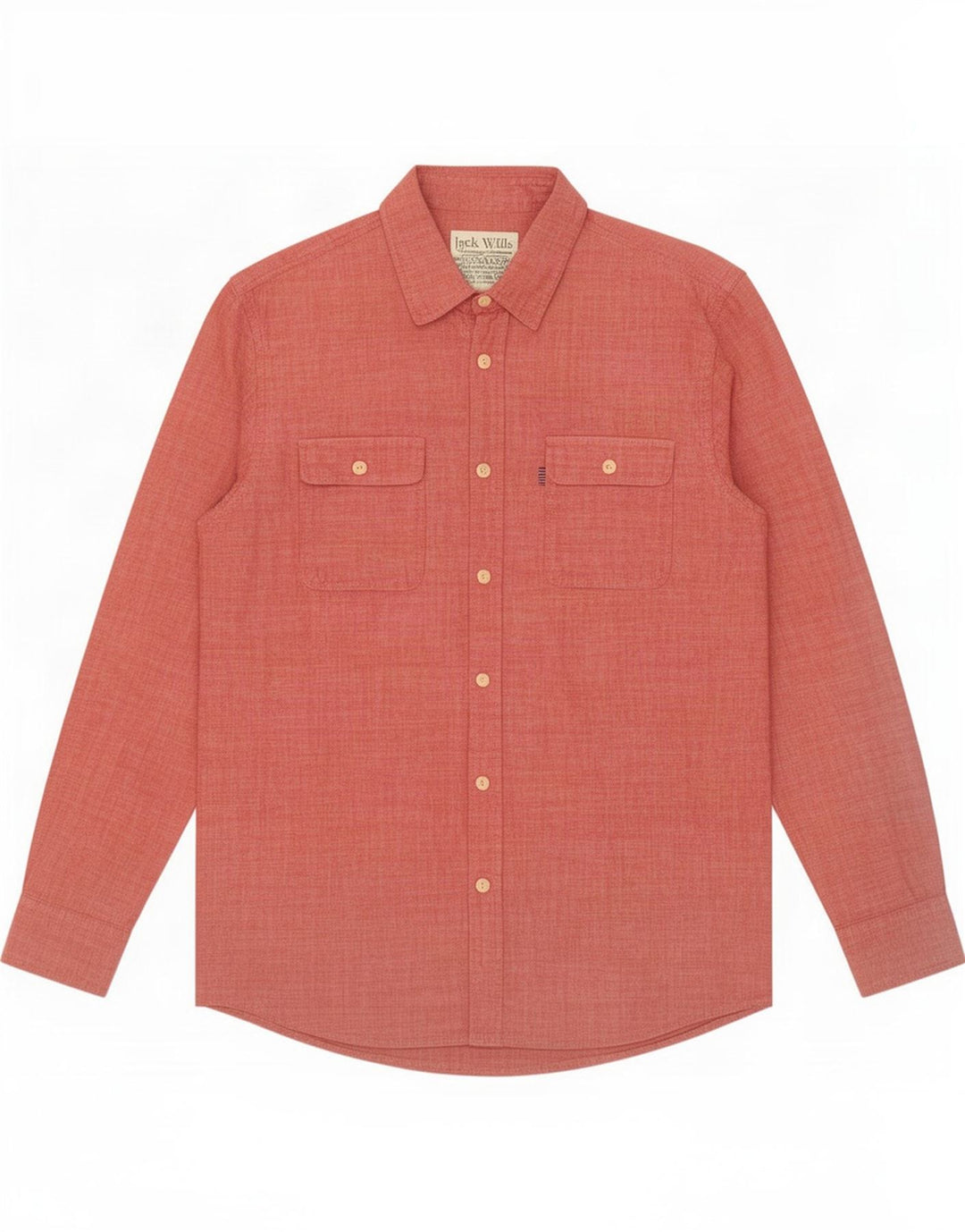 Jack Wills Herreskjorte Medium Rød Bomuld