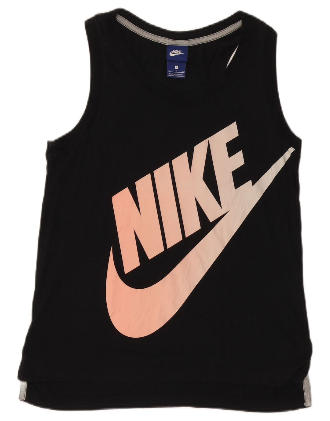 NIKE Grafisk T-shirt top til kvinder DK 10 Lille Sort