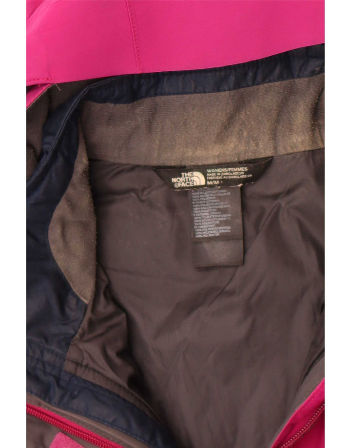 The North Face vindjakkejakke med hætte til kvinder UK 14 Medium Pink Polyester