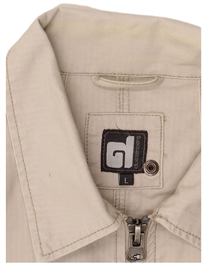 Vintage Herre Utility Jacket UK 40 Large Beige