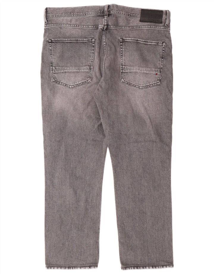 TOMMY HILFIGER Herre Denton Straight Jeans W36 L27 Grå