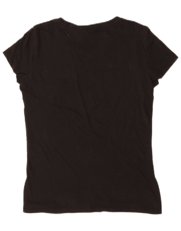Levi's Grafisk T-shirt top til kvinder UK 6 XS Sort