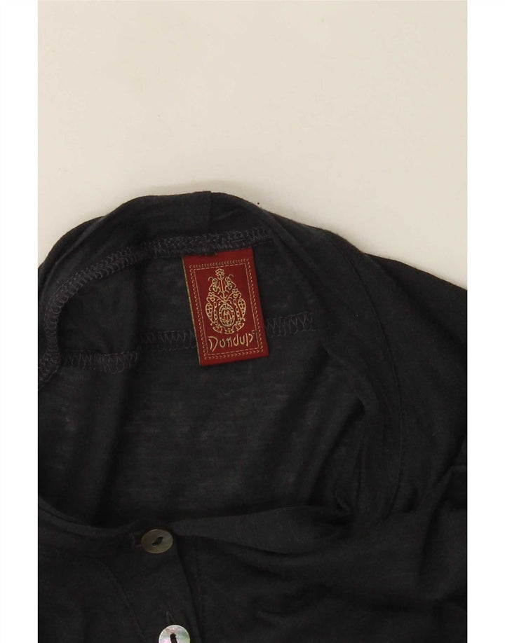 Dondup Dame Top Langærmet UK 10 Small Navy Blue