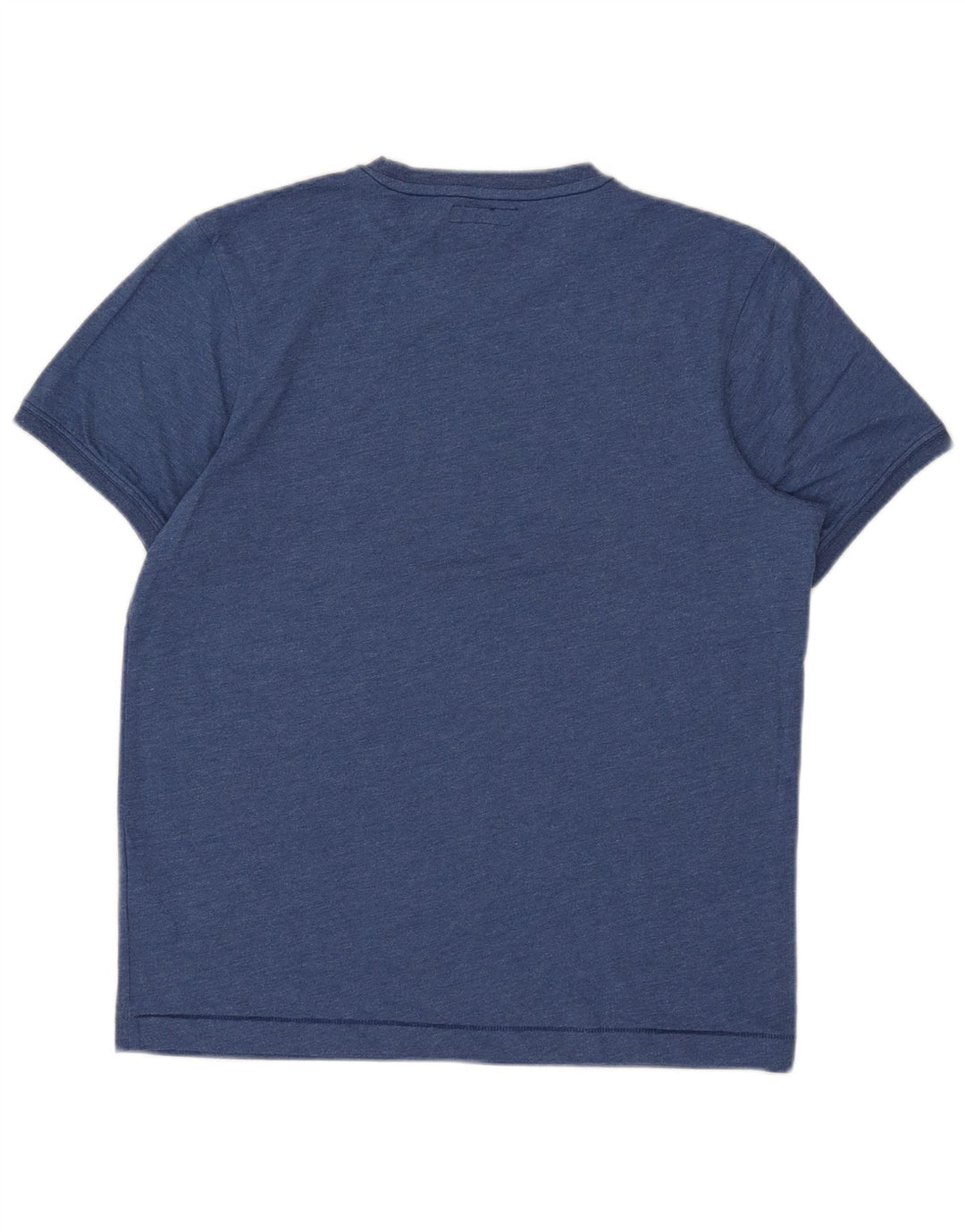 Ted Baker Herre T-Shirt Top Størrelse 3 Medium Blå Bomuld