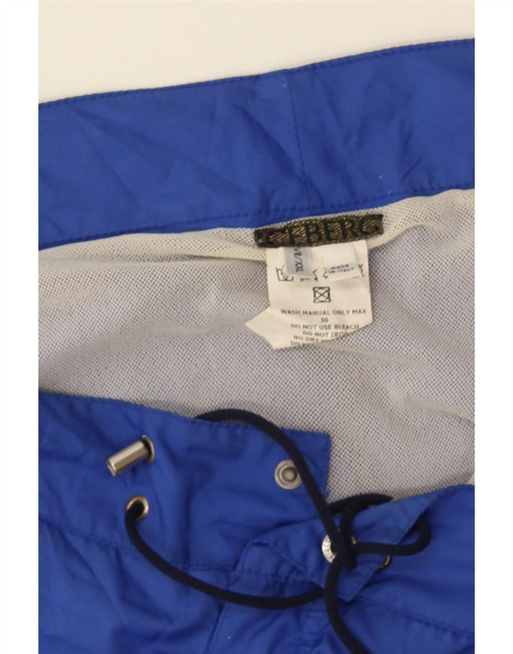 Iceberg Herre svømmeshorts 2XL Blå Colourblock Polyester