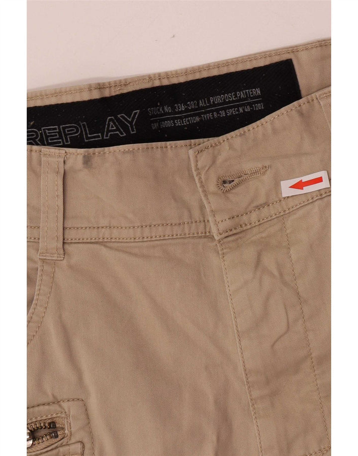 Replay Herre Slim Cargo Bukser W32 L31 Beige
