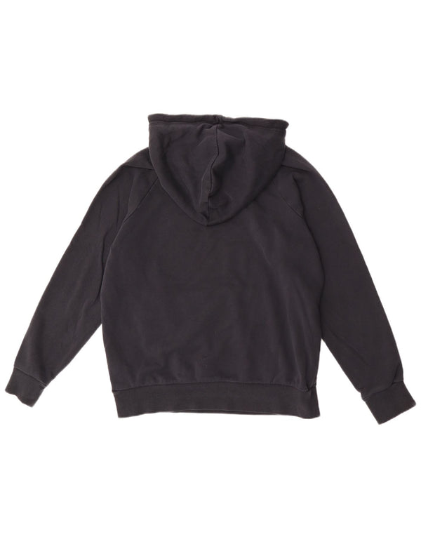 Under Armour Dame Oversized Hoodie Jumper UK 10 Small Black Bomuld