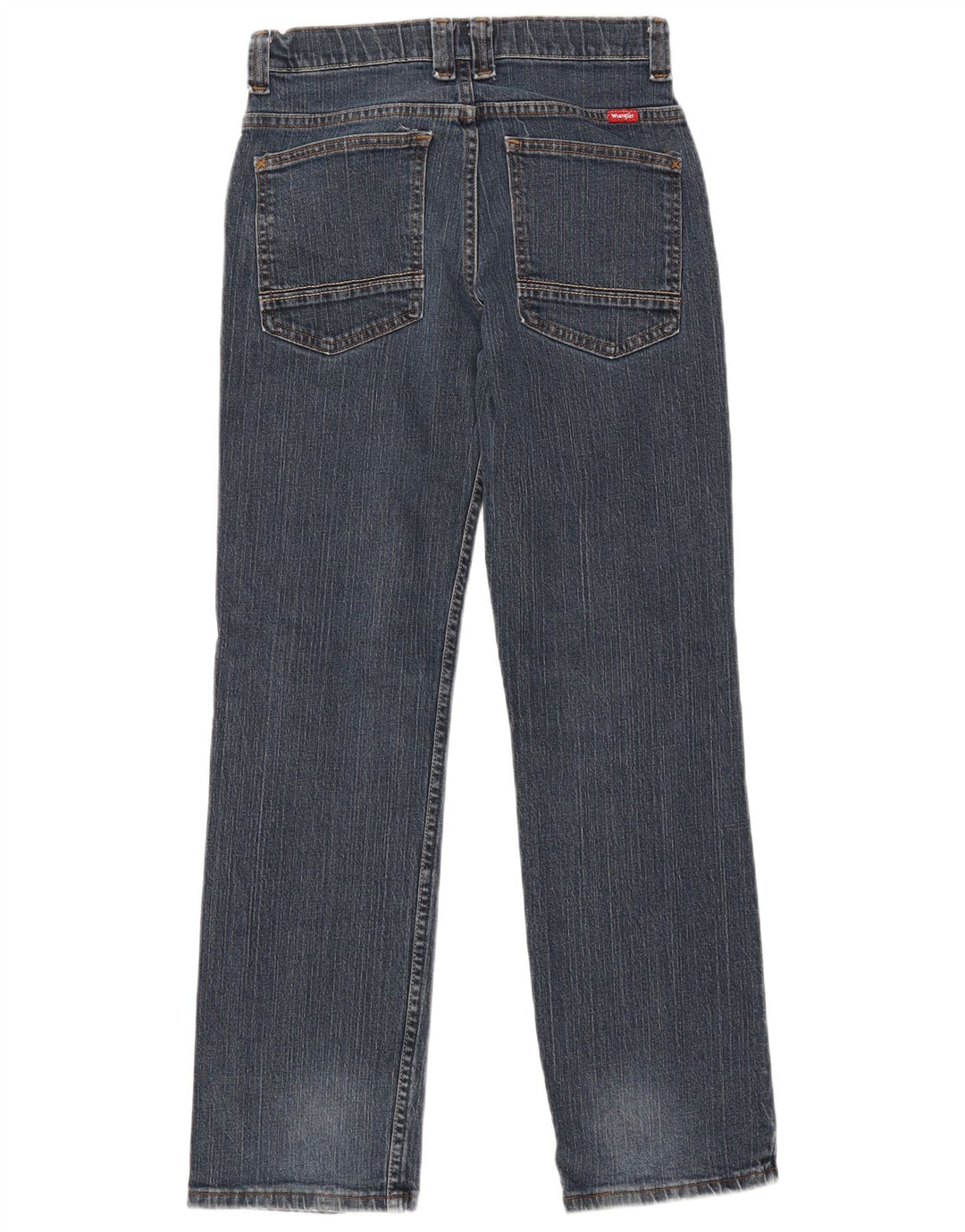Wrangler Boys Straight Jeans 15-16 år W28 L28 Blå Bomuld