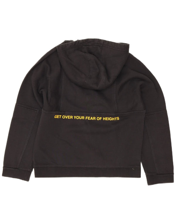 Nike piger grafisk hættetrøje 12-13 år Large Black Sports