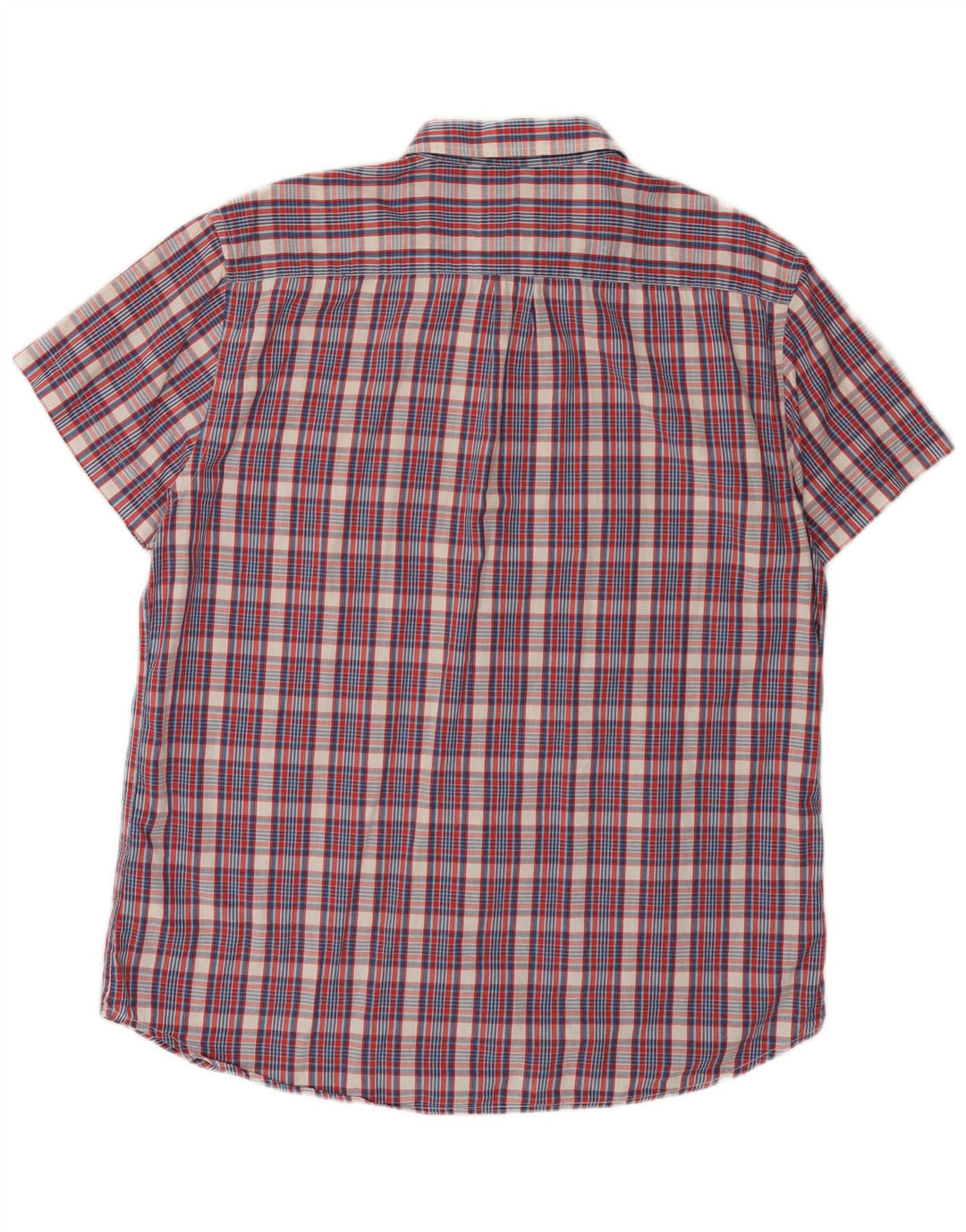 WRANGLER Herre Regular Fit kortærmet skjorte 2XL flerfarvet ternet