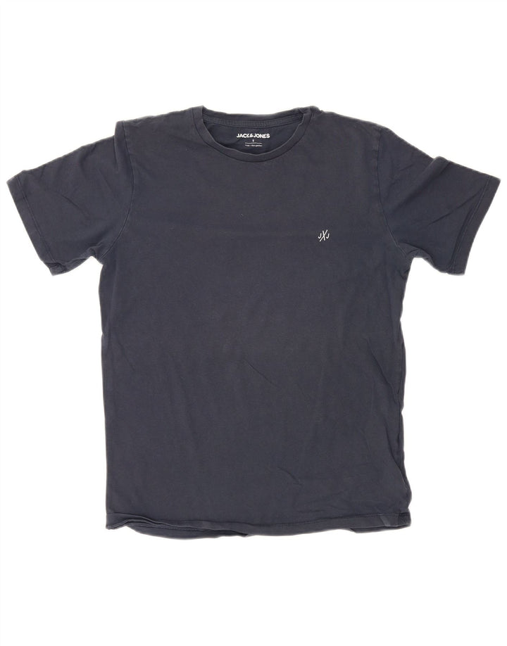 Jack & Jones herre T-shirt top lille marineblå bomuld