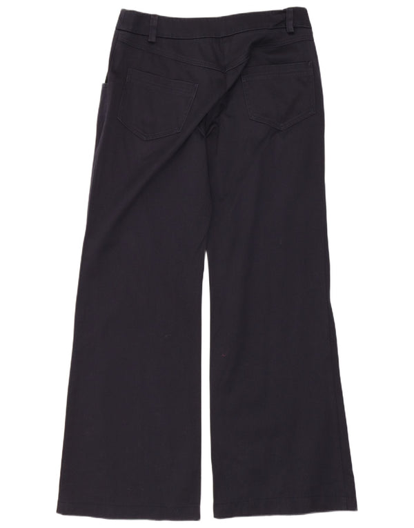 Max & Co. Fritidsbukser med brede ben til kvinder UK 8 Small W28 L28 Marineblå