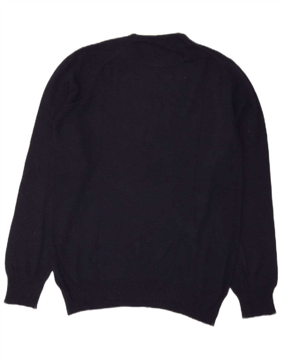 Zara Herre Crew Neck Jumper Sweater Large Navy Blue