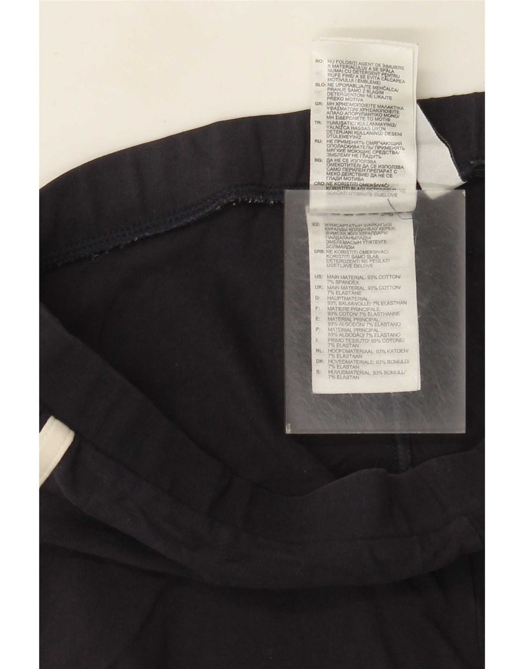 Adidas Dame Leggings UK 8 Small Navy Blue Bomuld