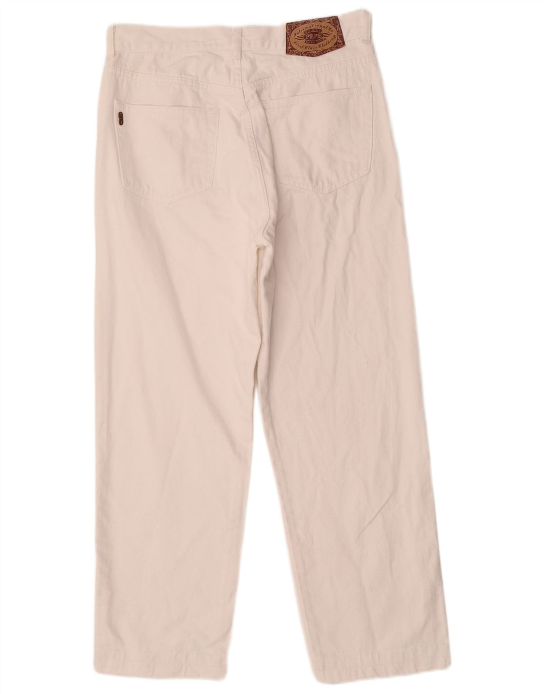 PEPE JEANS Straight jeans til mænd W34 L27 Hvid bomuld