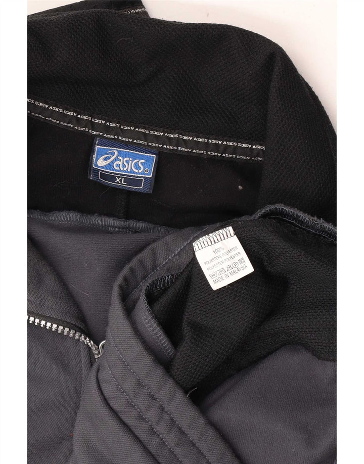 Asics Træningsdragt til mænd Topjakke XL Grå Colourblock Polyester Sports