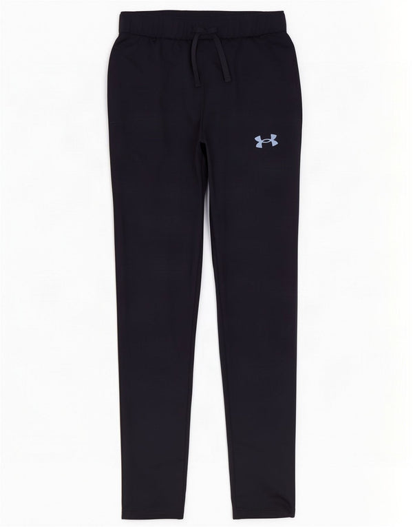 Under Armour Womens Fitted Tracksuit Bukser UK 10 Small Navy Blue Sports