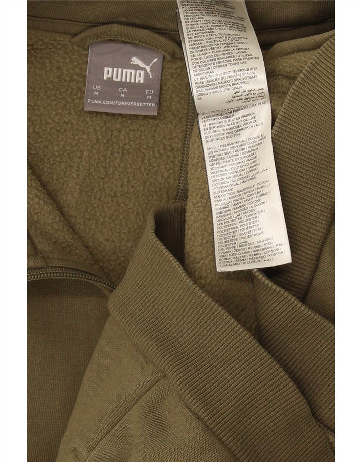 Puma Træningsdragt til mænd Topjakke Medium Khaki Colourblock Bomuld