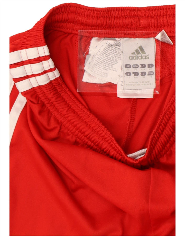 ADIDAS Boys Liverpool Graphic Sport Shorts 11-12 Years  Red Polyester