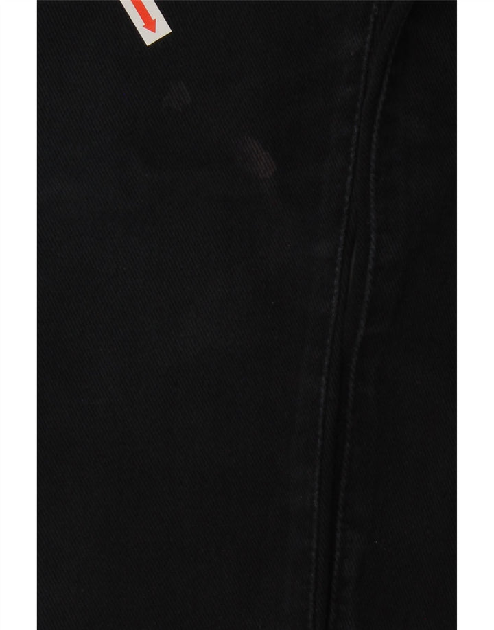 TRUSSARDI Mens Straight Jeans Size 32 Black Cotton Vintage Trussardi and Second-Hand Trussardi from Messina Hembry 