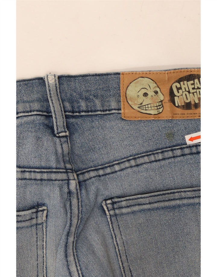 BILLIG MANDAG Dame Skinny Jeans W32 L34 Blå Bomuld