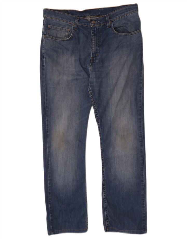 Levi's Straight Jeans til mænd W34 L28 blå bomuld