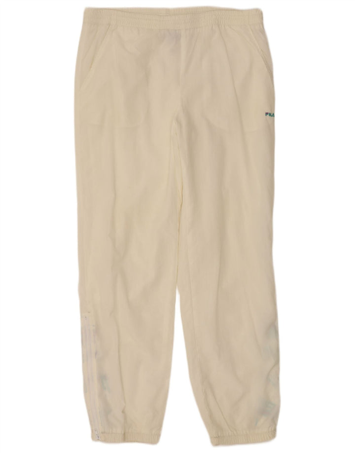 FILA Træningsdragt til mænd Joggers IT 48 Medium Off White Polyamid
