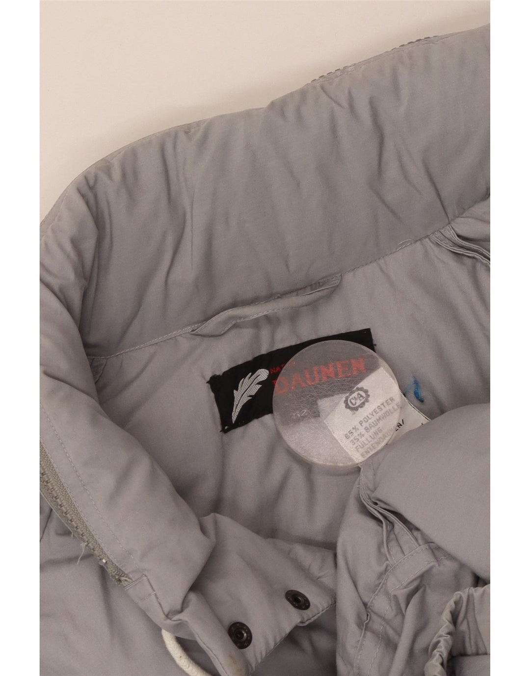 C&A Herre hættepolstret jakke EU 52 XL Grå polyester