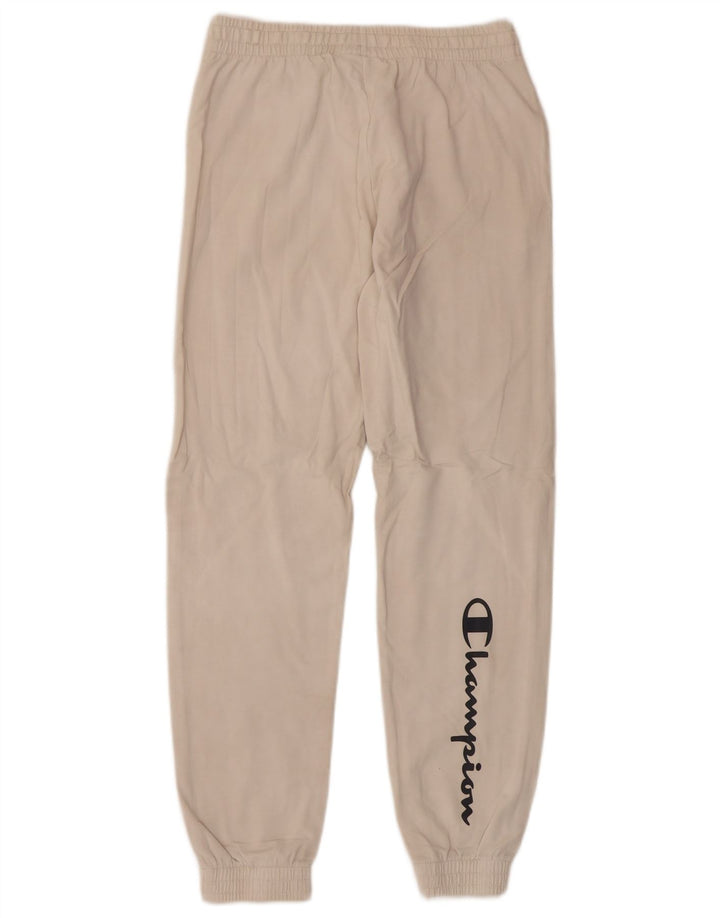 Champion Dame grafisk træningsdragt Bukser Joggers UK 12 Medium Beige