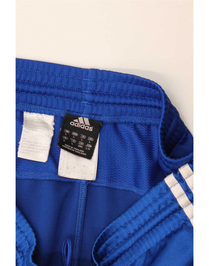 Adidas Herre Climalite Sportshorts Large Blue Colourblock Polyester