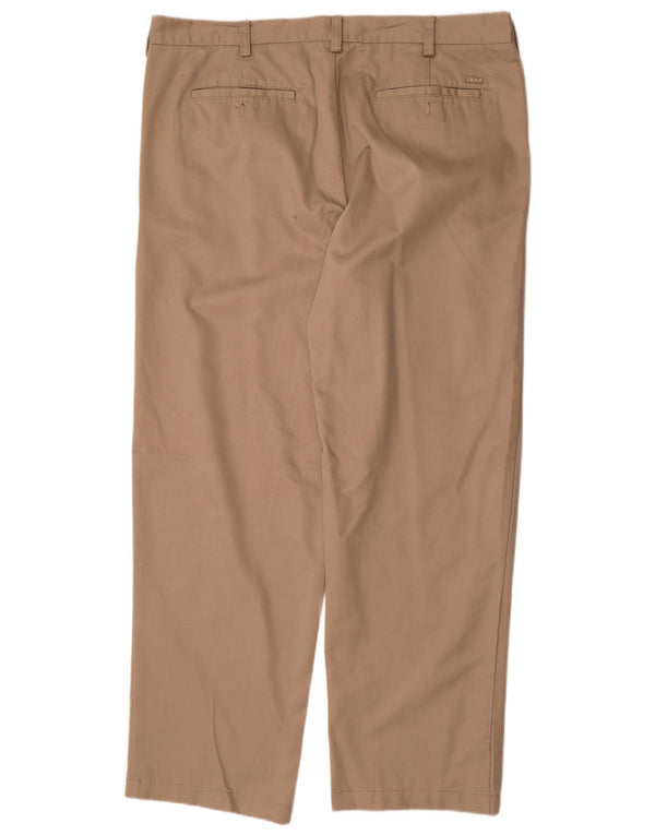 IZOD Herre Classic Fit Chino Bukser W40 L32 Beige Bomuld