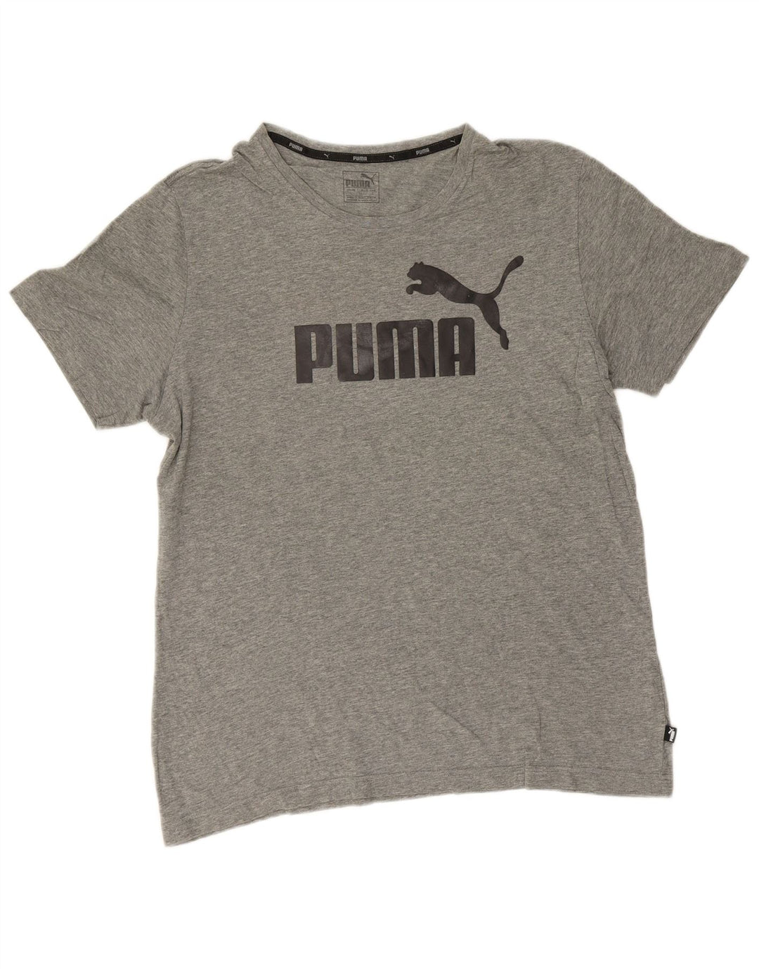 Puma Herre Grafisk T-Shirt Top Stor Grå