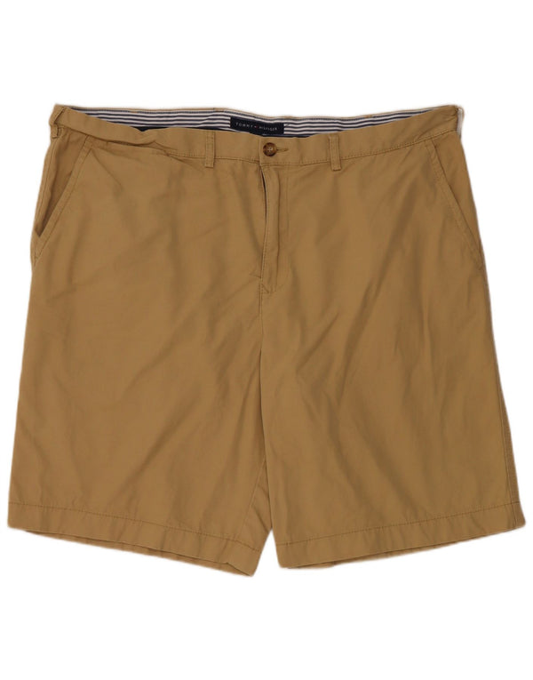 Tommy Hilfiger Herre Chino Shorts W42 2XL Beige Bomuld