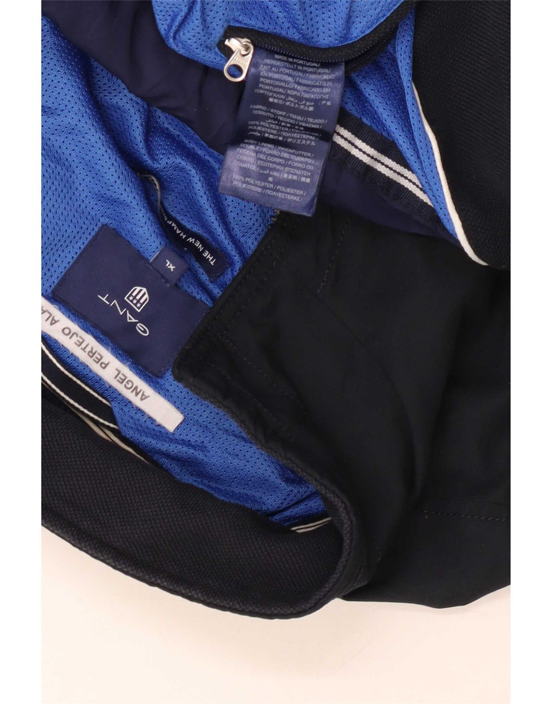 Gant Bomber Jacket UK 42 XL Marineblå polyester
