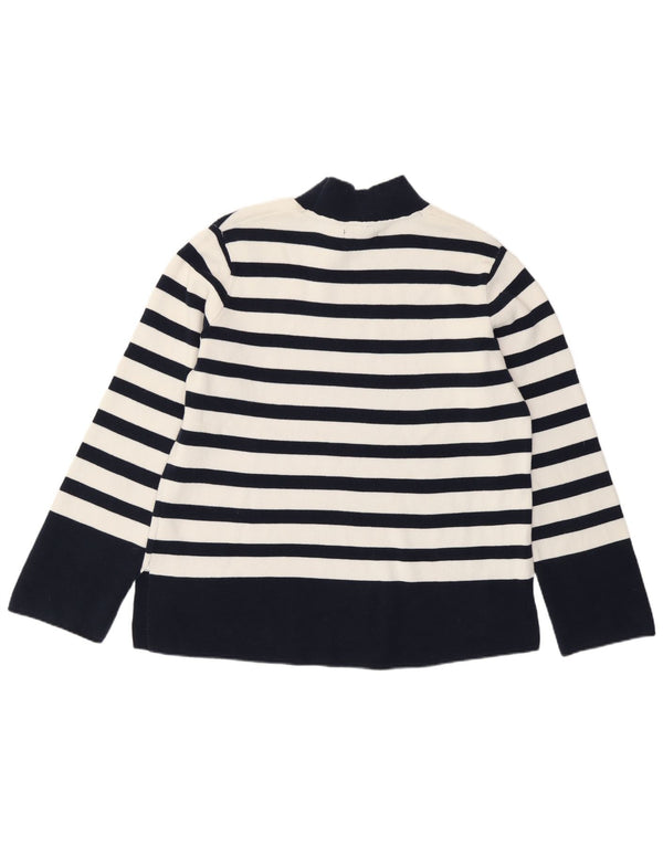 U.S. Polo Assn. Dame Turtle Neck Jumper Sweater UK 12 Medium Navy Blue